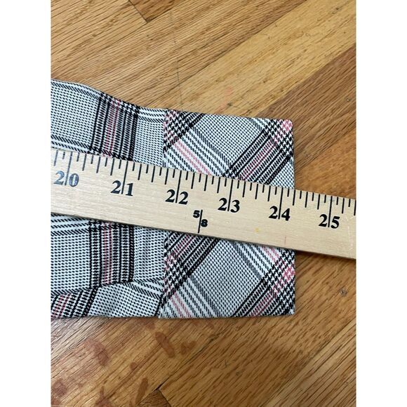 Cabi Hideout Women's S Black Jacket Polyester Shacket Shirt Collar Stretch Plaid - Picture 6 of 9